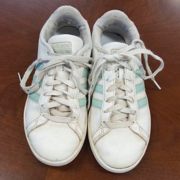 adidas leather tennis shoes